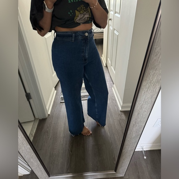 Zara Wide Leg Jeans - Picture 4 of 4